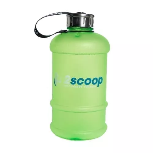 2scoop Бутыль 2.2 L прорезиненный металлическая крышка (Зелёный)