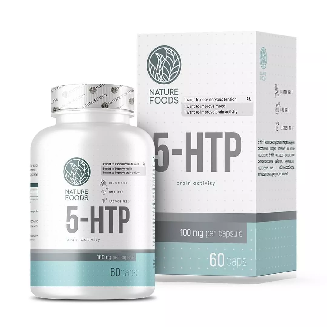 Nature Foods 5-HTP 100mg 60 caps