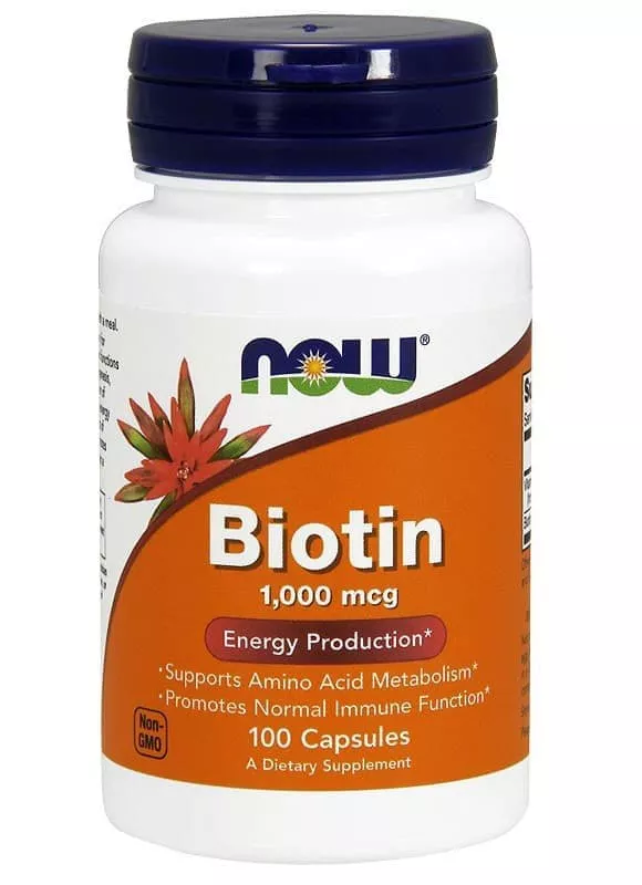 NOW Biotin 1000mcg 100 vcaps