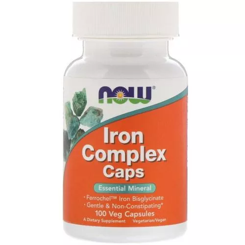 NOW Iron Complex 100 vcaps