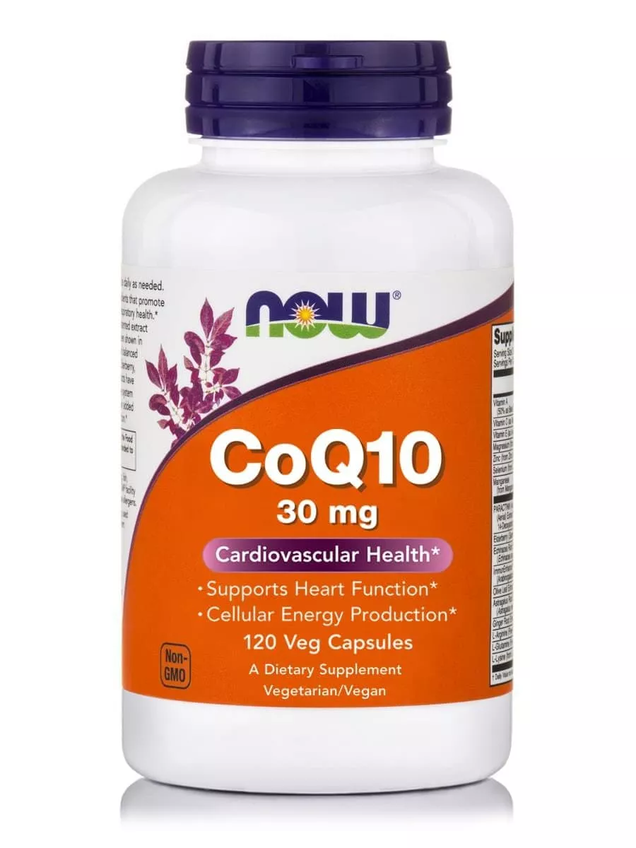 NOW CoQ10 30 mg 120 vcaps