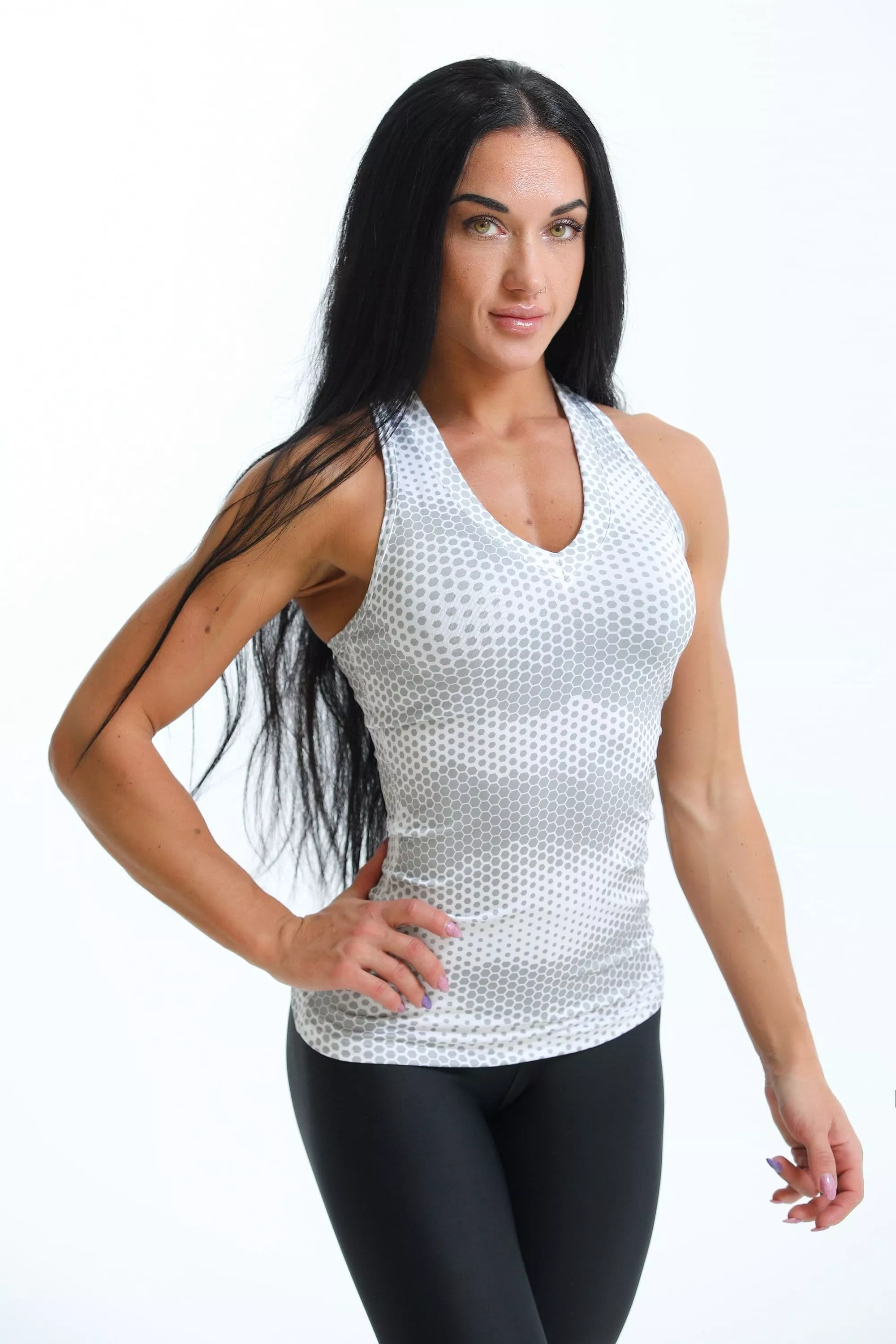 Bona Fide майка BonaShort "White Grid" (размер S)