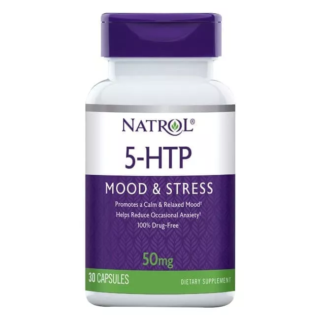 NATROL 5-HTP 50mg 30 caps