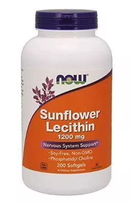NOW Sunflower Lecithin 1200mg 200 sof
