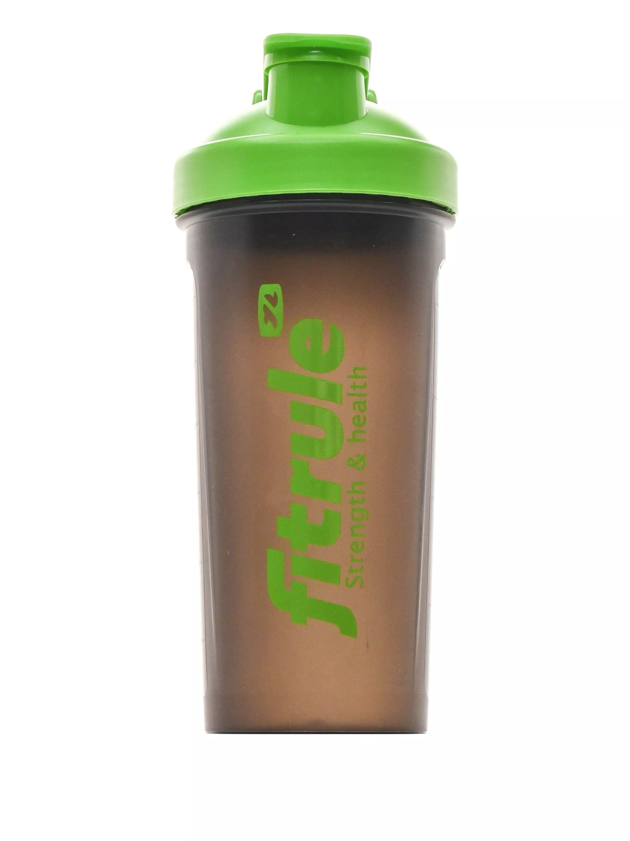 FitRule Шейкер классический с крючком (черный+зеленая крышка)