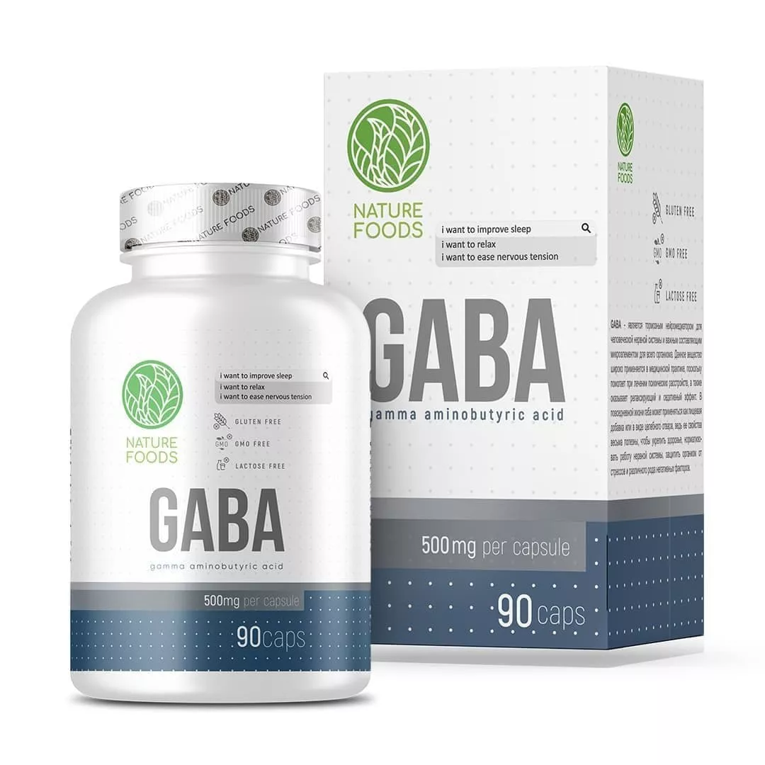 Nature Foods GABA 500mg 90caps