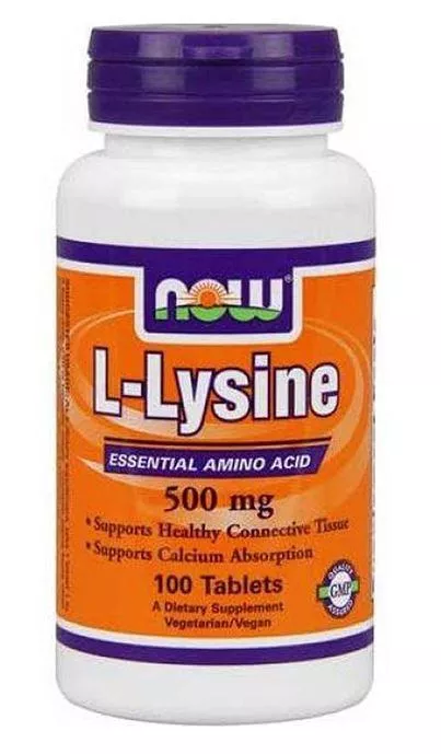 NOW L-Lysine 500 mg 100 tabs