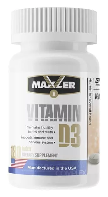 Maxler Vitamin D3 180 tabs