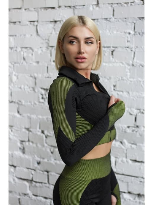 FitRule Кофточка и Тайтсы Green