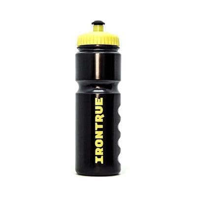 IronTrue Бутылка для воды 750ml (Черная с Желтой Крышкой)