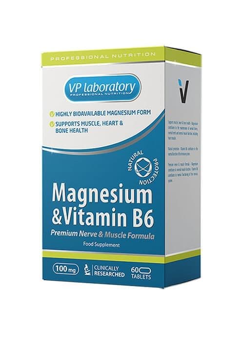 VPLab Magnesium + Vitamin B6 60 tab