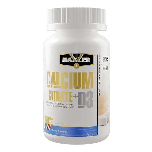 Maxler Calcium Citrate + D3 60 tabs