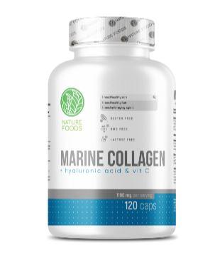 Nature Foods Marine Collagen+Hyaluronic Acid+Vitamin C 120 caps