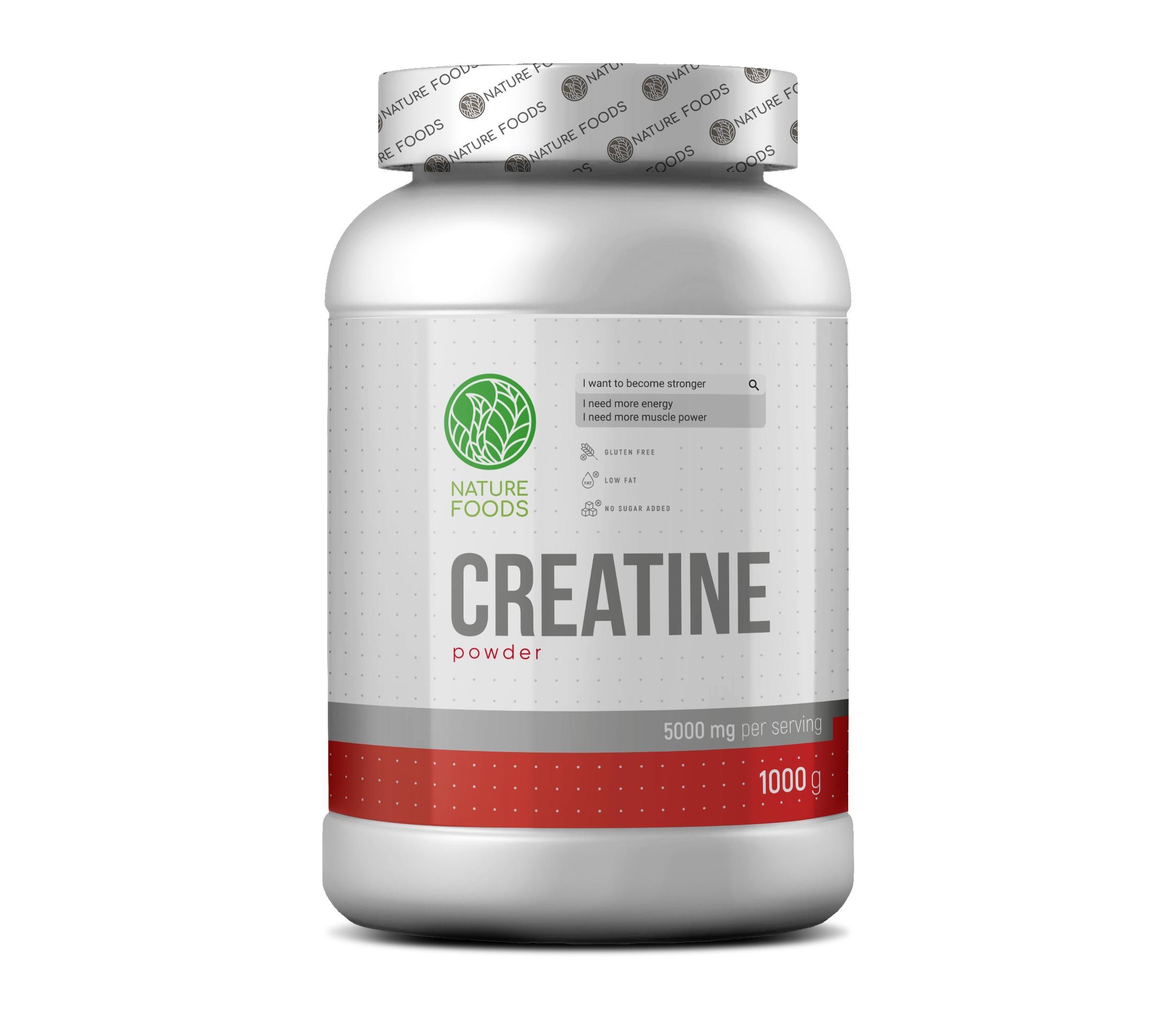 Nature Foods Creatine 1000g (Банка)