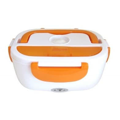 Take it Ланч Бокс Пластиковая Чаша 12Вт 600ml (Бело-Оранжевый)