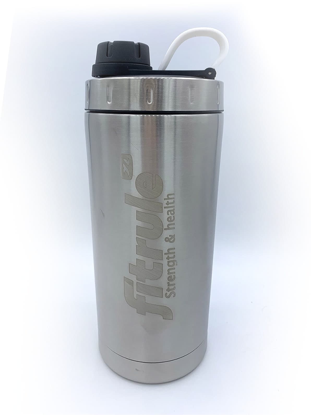 FitRule Шейкер алюминиевый с крышкой Twist 700ml (Металл)