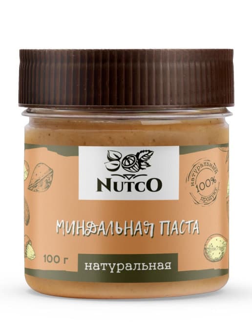 NUTCO Миндальная паста натуральная - 100g