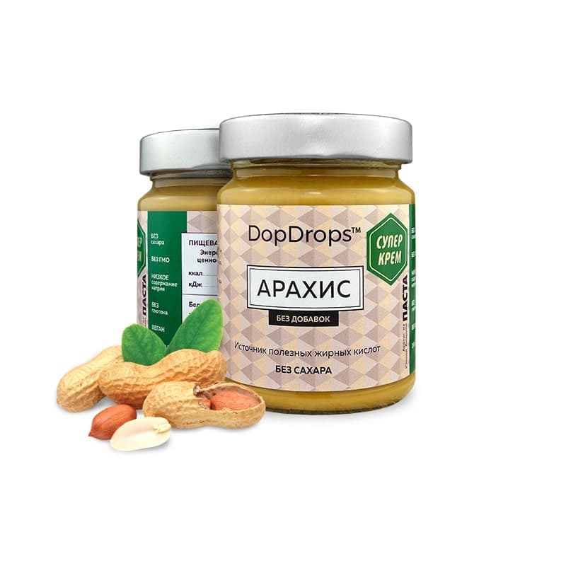 DopDrops Арахисовая паста СуперКрем 265g