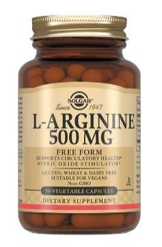 Solgar L-Arginine 500mg 100 vtabs