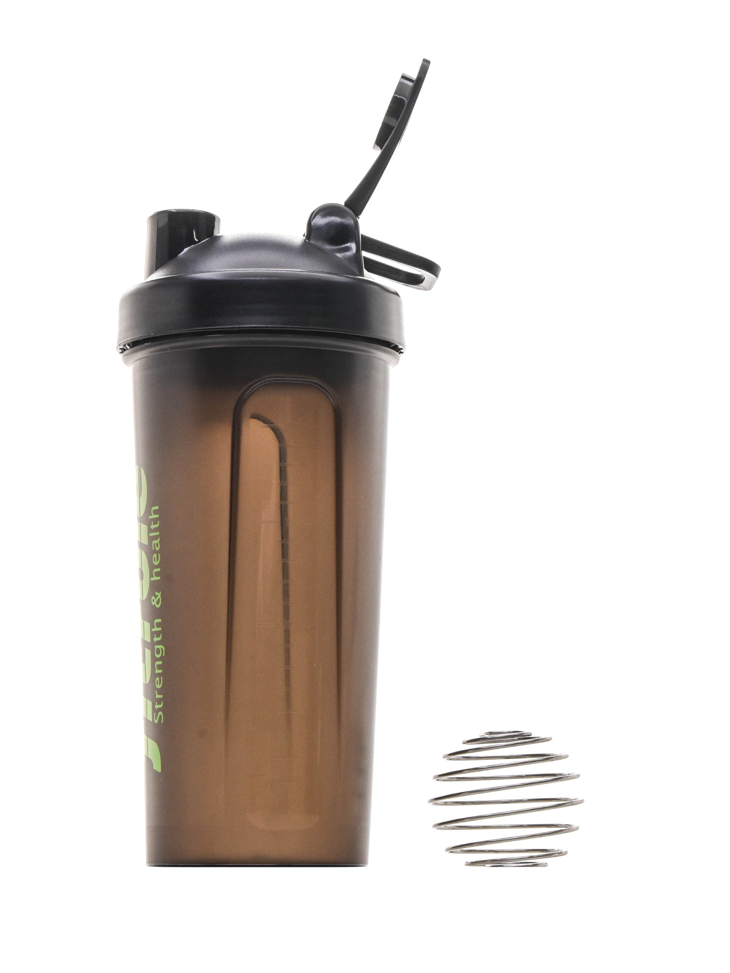 FitRule Шейкер классический с крючком (черный+черная крышка)