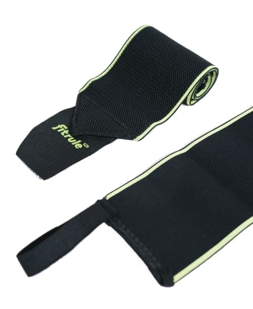 FitRule Бинт кистевой черно-зеленый (lite) 50 см
