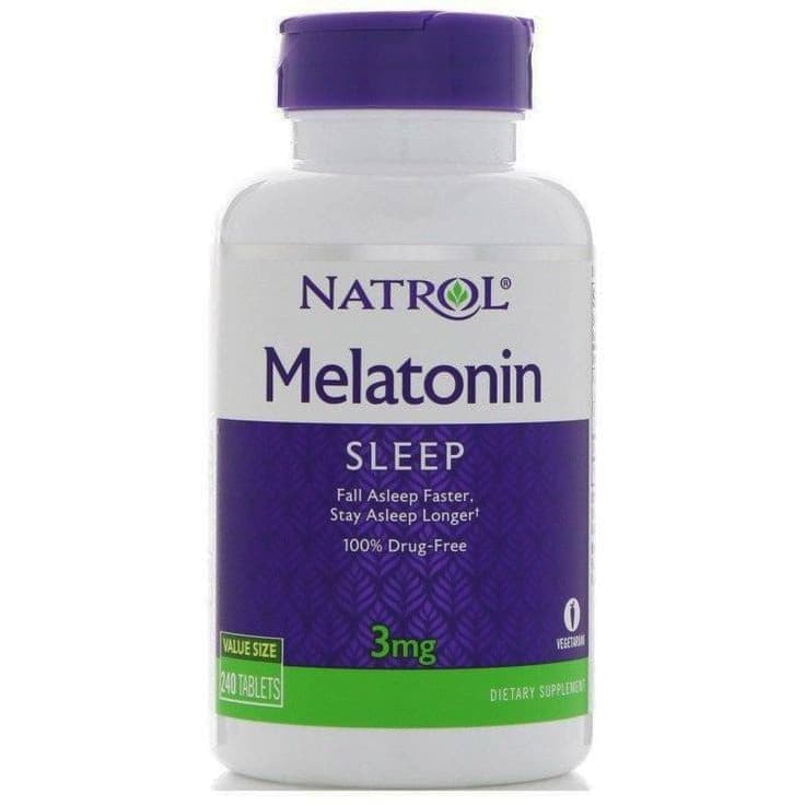 NATROL Melatonin 3mg 240 tabs фото