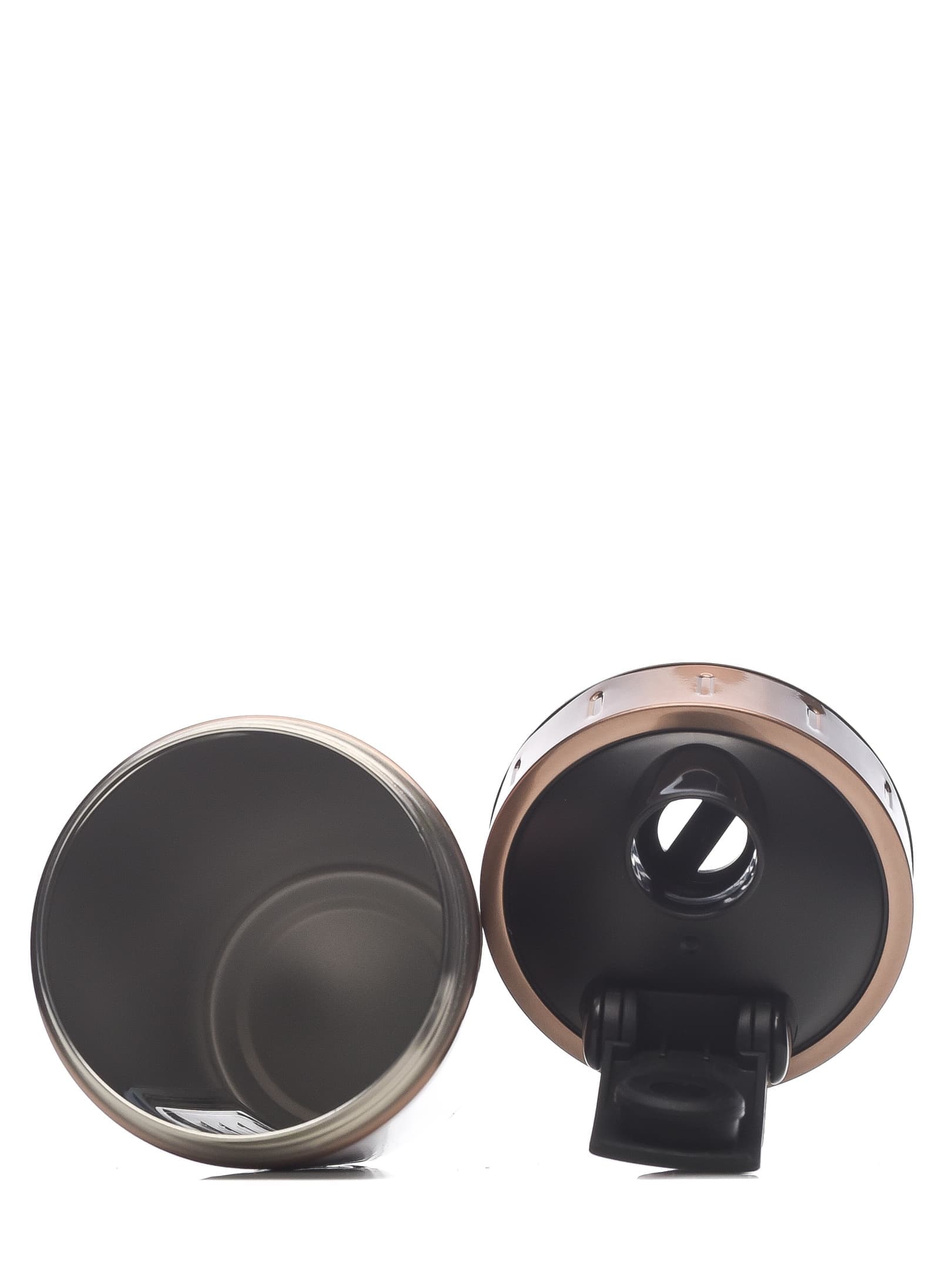 FitRule Шейкер алюминиевый с прозрачной вставкой 700ml (Золотой Розовый)