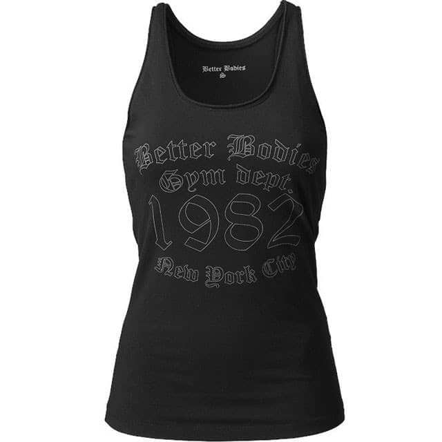 Better Bodies Raw jersey tan , майка, черная