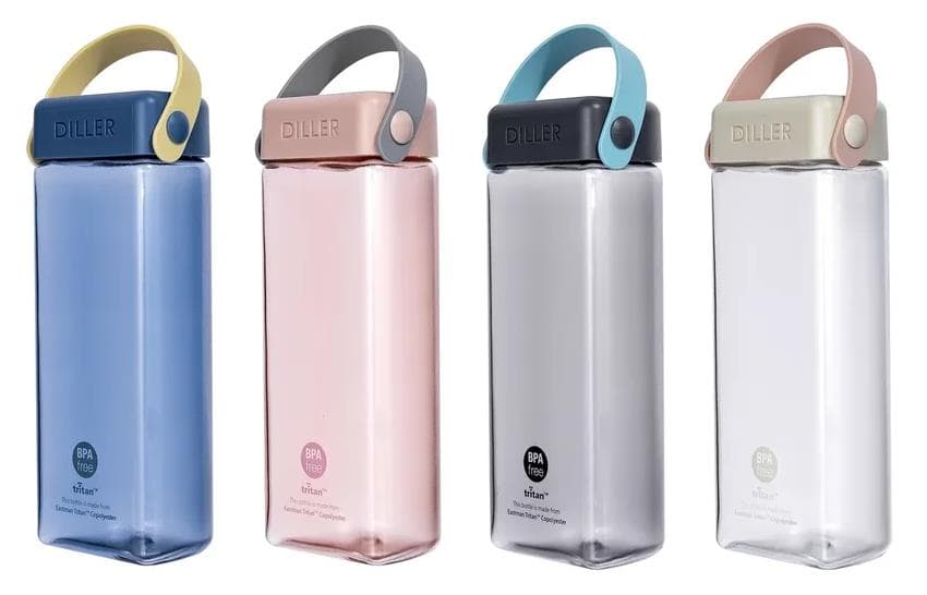 Бутылка для воды Diller D33 550 ml (Белый)