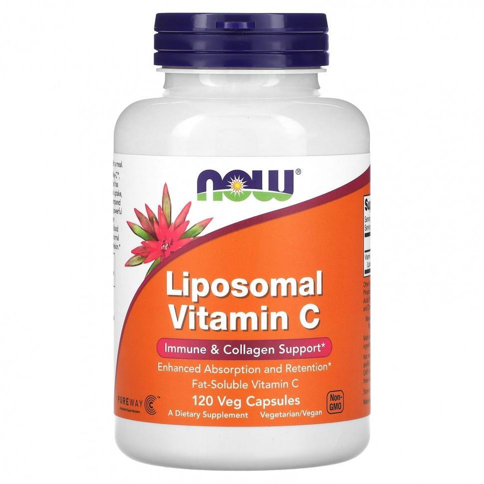 NOW Liposomal Vitamin-C 120 vcaps фото