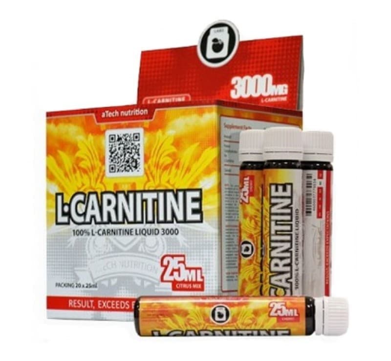 aTech L-Carnitine 3000 liquid 25 ml