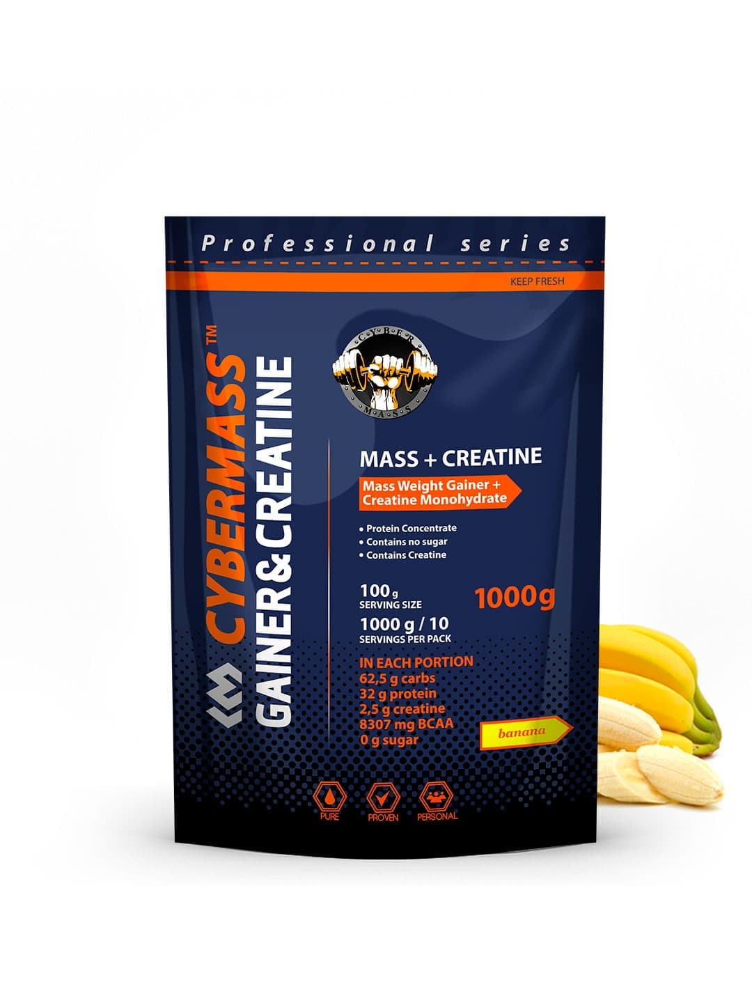 Cybermass Gainer&Creatine 1000g
