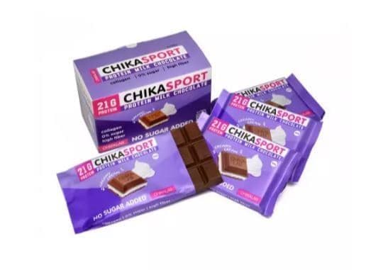 CHIKALAB Молочный шоколад со сливочной начинкой 100g ( 4x )