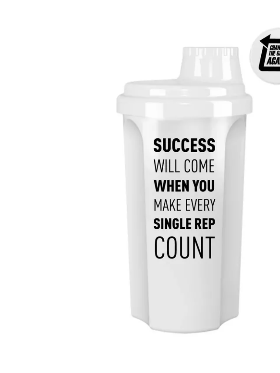 Dorian Yates Nutrition Shaker Quote 500ml (White)