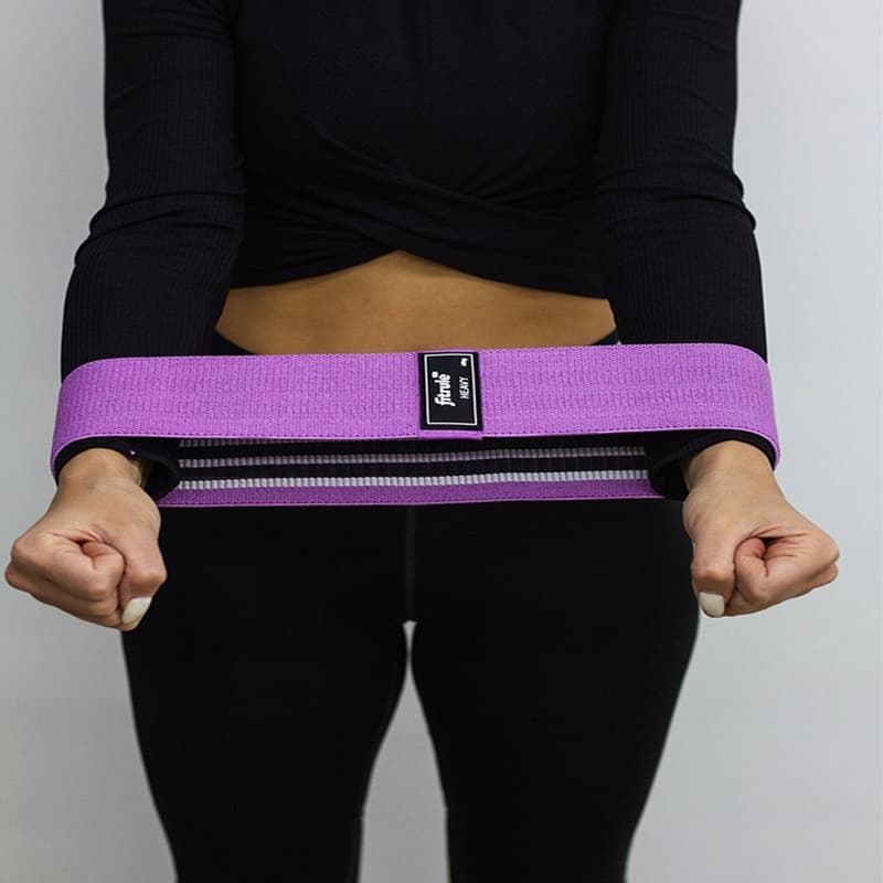 FitRule Фитнес резинка тканевая (68 кг, фиолетовая)