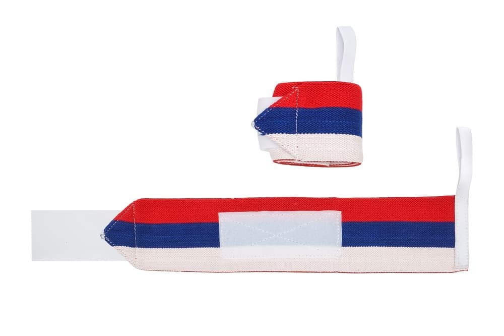 BeFirst Бинт кистевой бело-сине-красный, 35 см (арт 670)