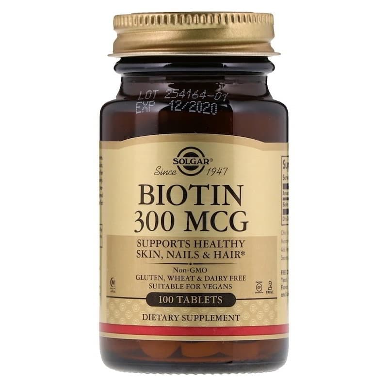 Solgar Biotin 300 mcg 100 tab
