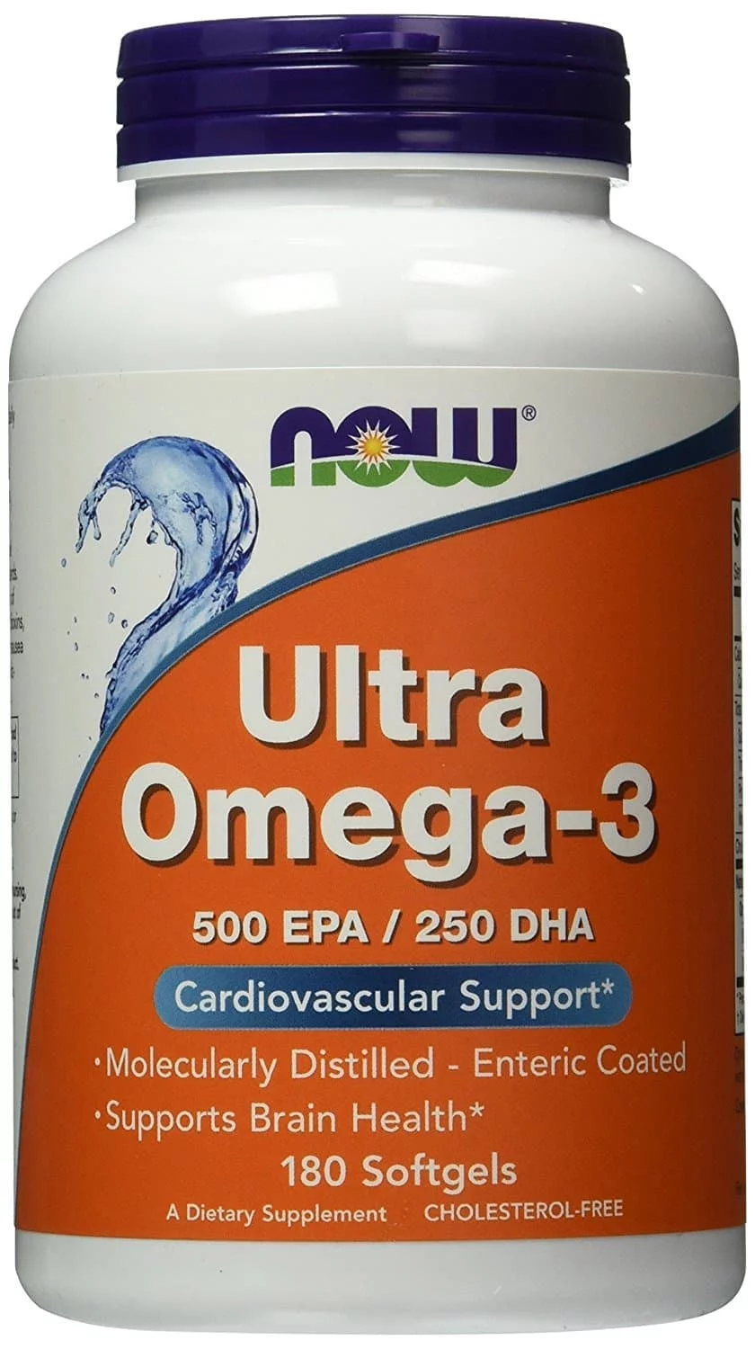 NOW Ultra Omega-3 180 caps фото