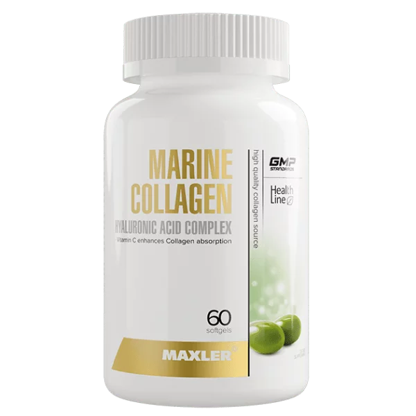 Maxler Marine Collagen Hyaluronic Acid Complex 60 softgels фото