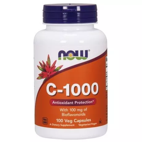 NOW Vitamin C-1000 100 vcaps фото